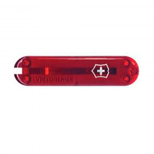 Накладка для ножей Victorinox 58 мм передняя Transparent Red C.6200.T3.10