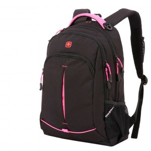 Школьный рюкзак SwissGear черный/фукси 22л SA3165208408