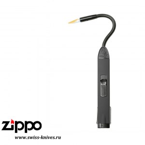 Зажигалка газовая Zippo Flexible Neck Black Matte 121323