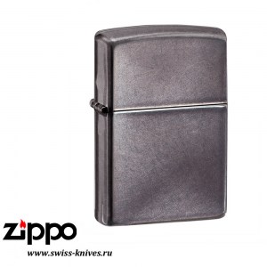 Зажигалка широкая Zippo Classic Gray Dusk 28378